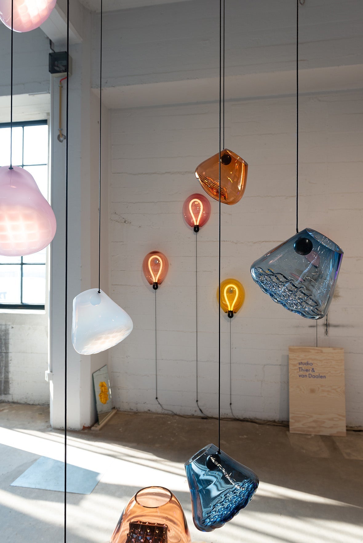 Callie Modern Glass Pendant Light-Neutral Decor