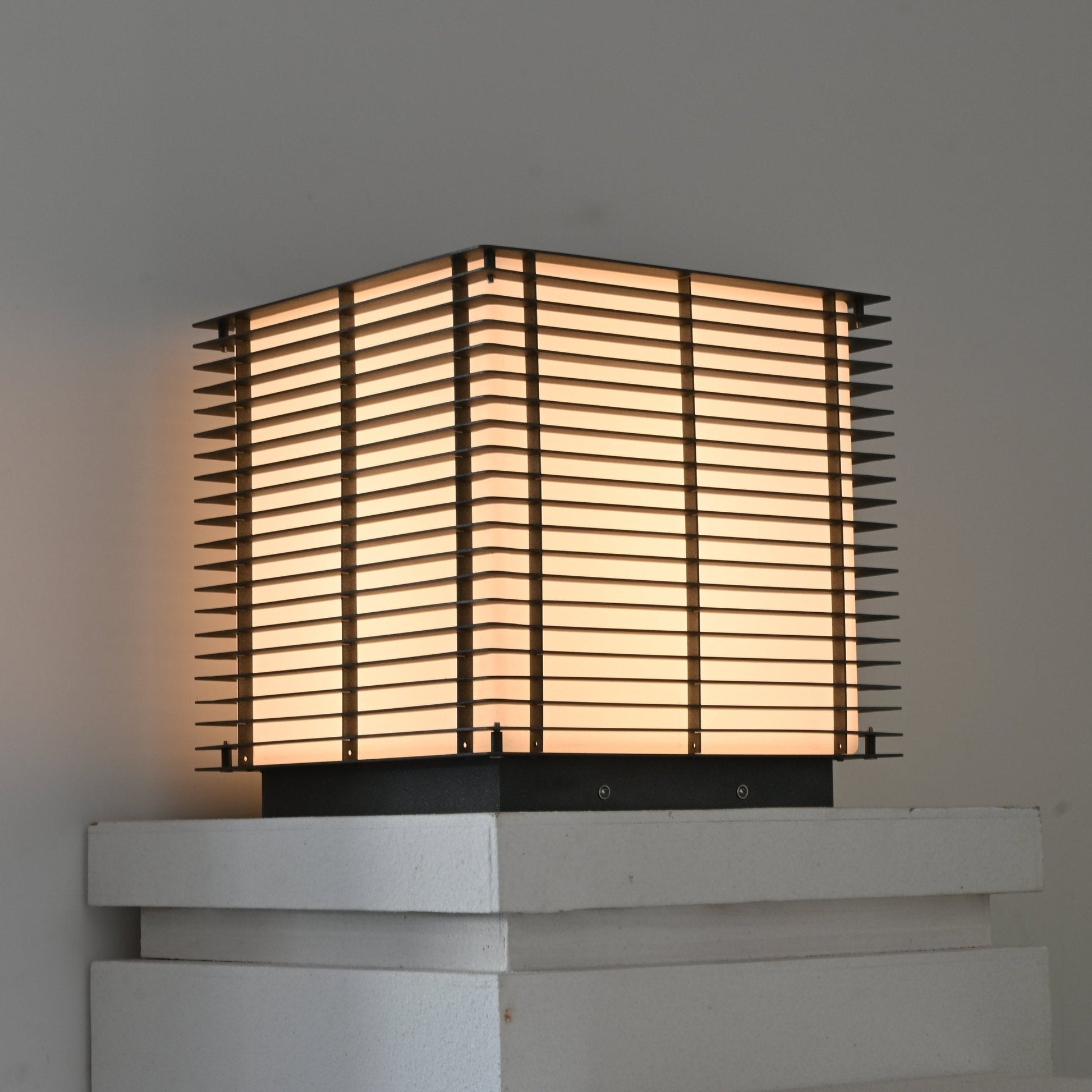 Cubra Grid Post Outdoor Light-Neutral Decor