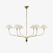 Bilt Classic Brass Tail Chandelier-Neutral Decor