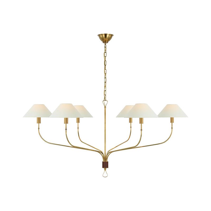 Bilt Classic Brass Tail Chandelier-Neutral Decor
