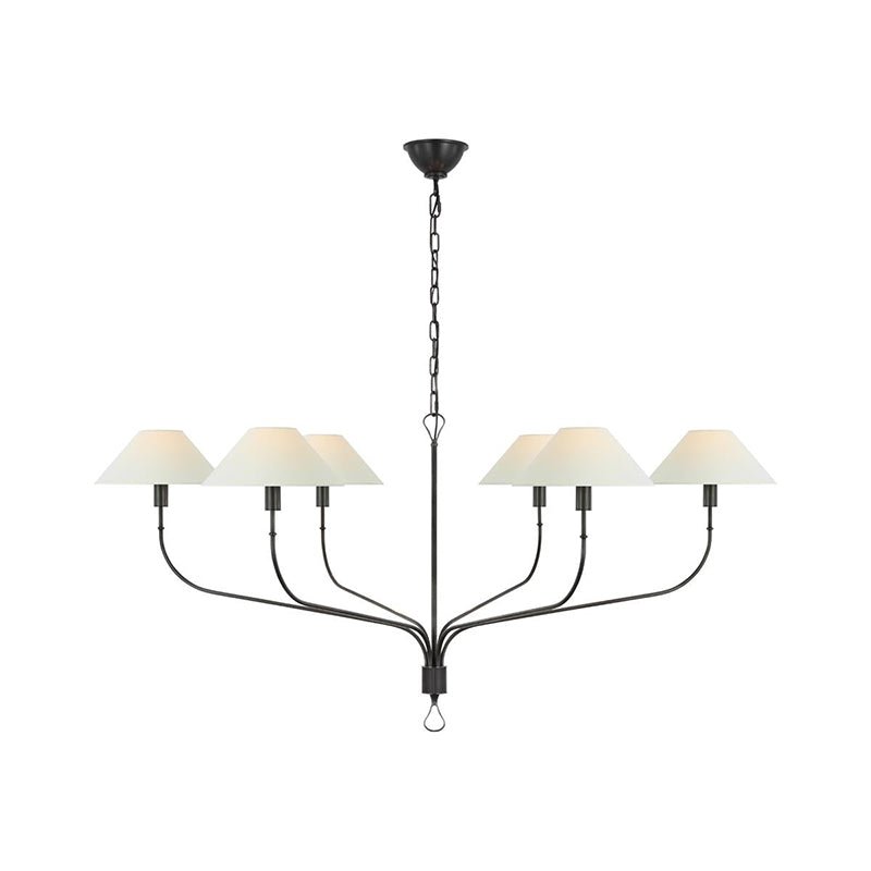 Bilt Classic Brass Tail Chandelier-Neutral Decor