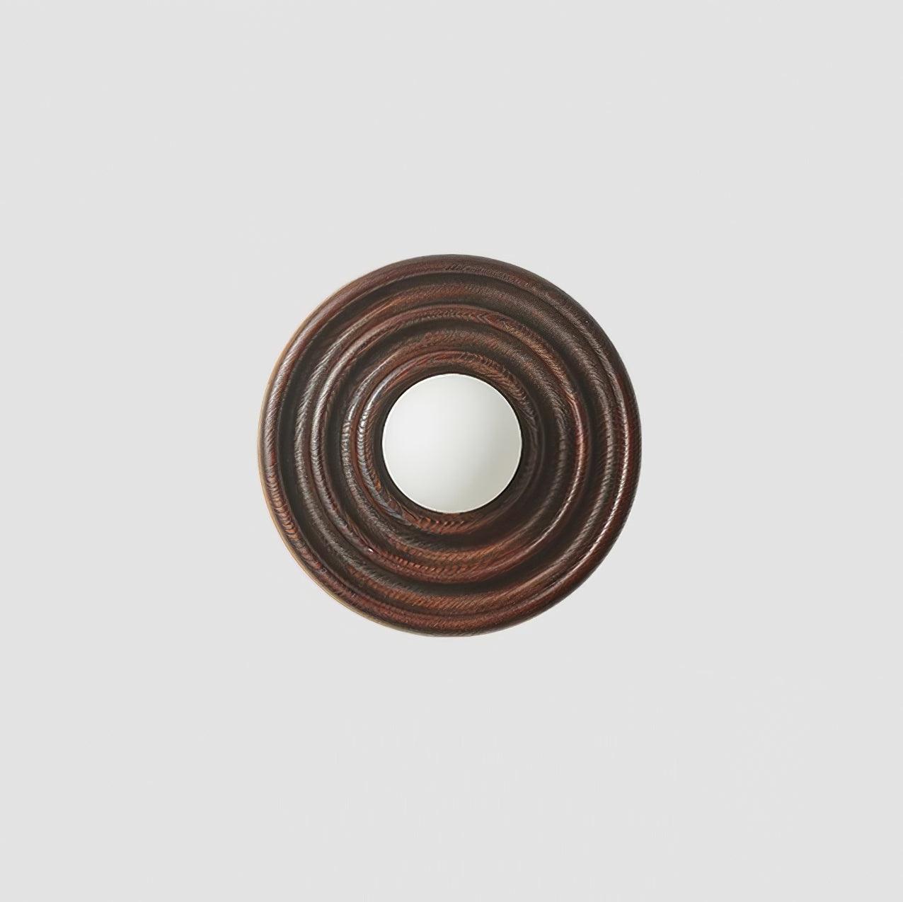 Liora Wall Lamp Ripple with Ash Wood Body and Glass Globe Shade-Neutral Decor