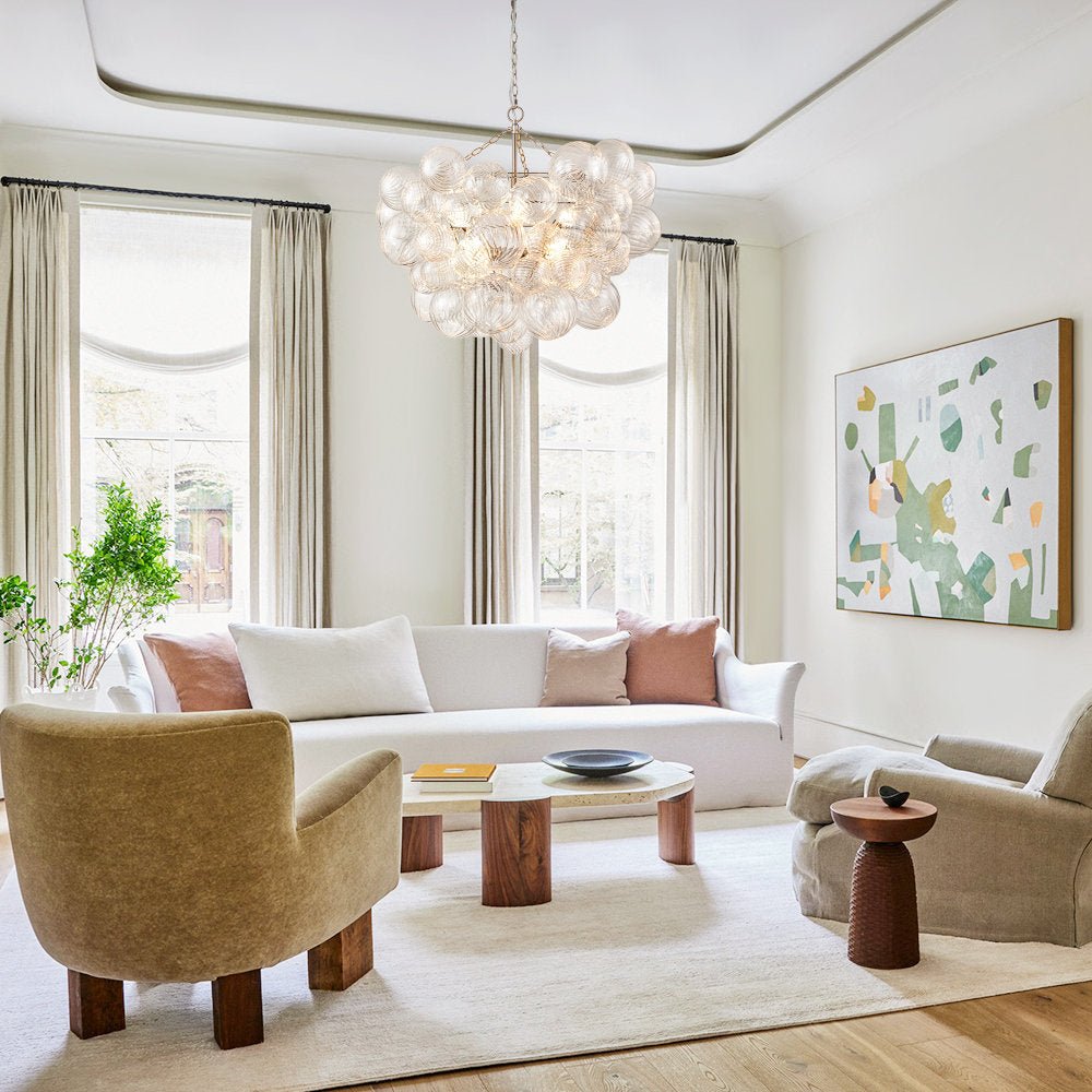Ben Chandelier Glass Ball Bubble Modern-Neutral Decor