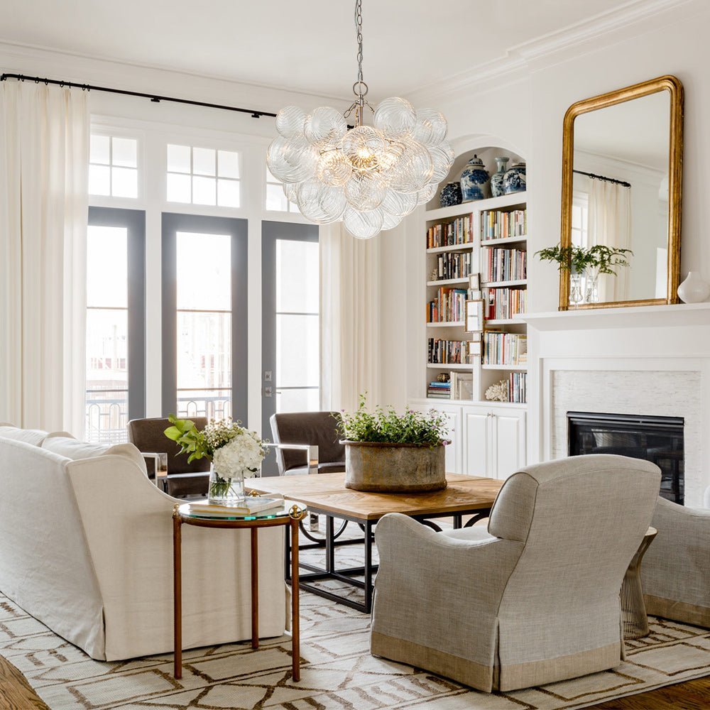 Ben Chandelier Glass Ball Bubble Modern-Neutral Decor