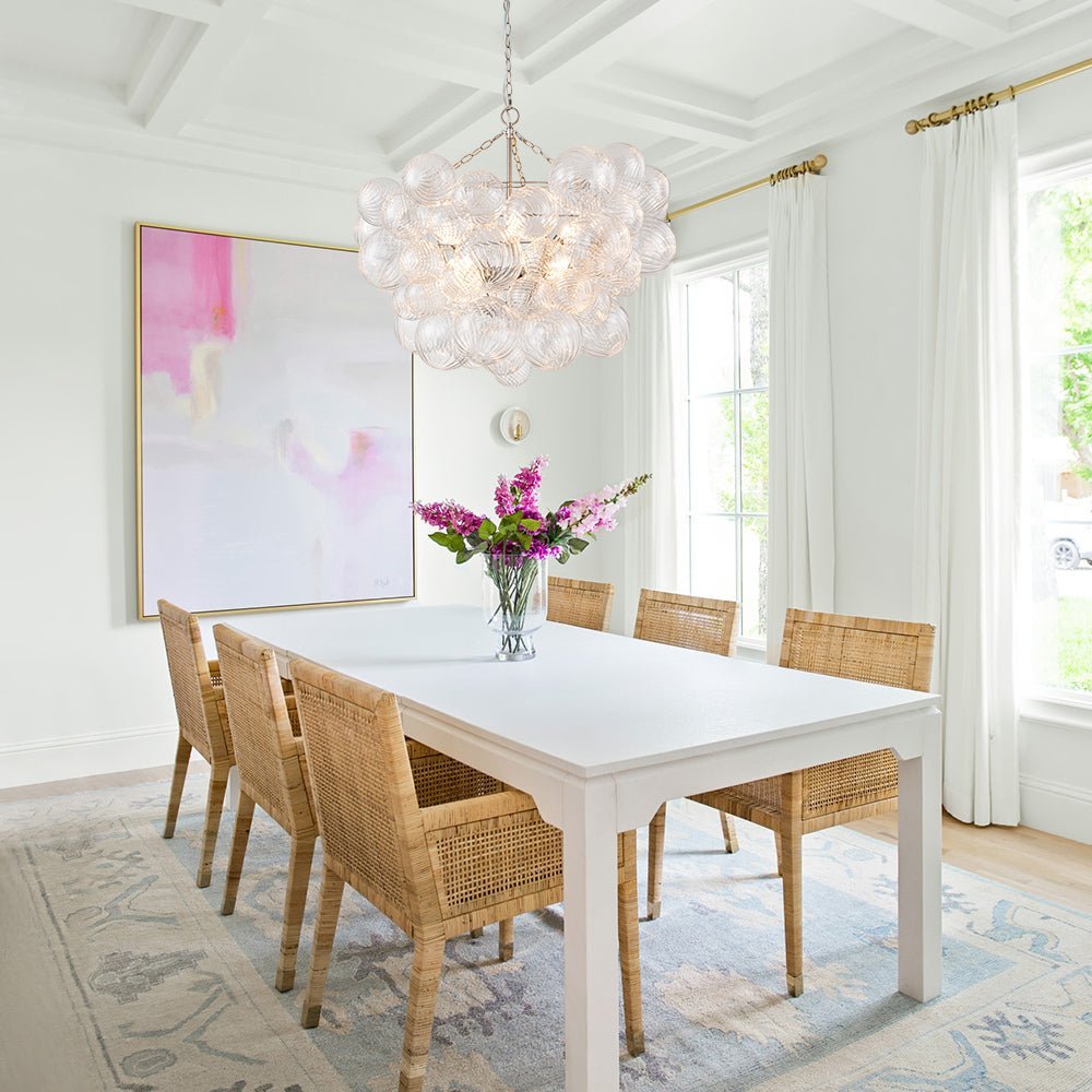 Calvian Chandelier Glass Ball Bubble Modern-Neutral Decor
