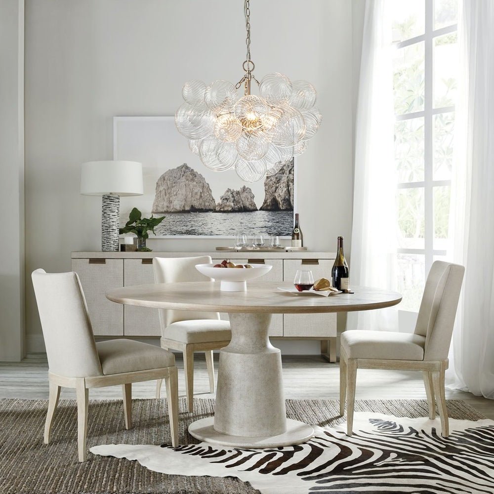 Calvian Chandelier Glass Ball Bubble Modern-Neutral Decor