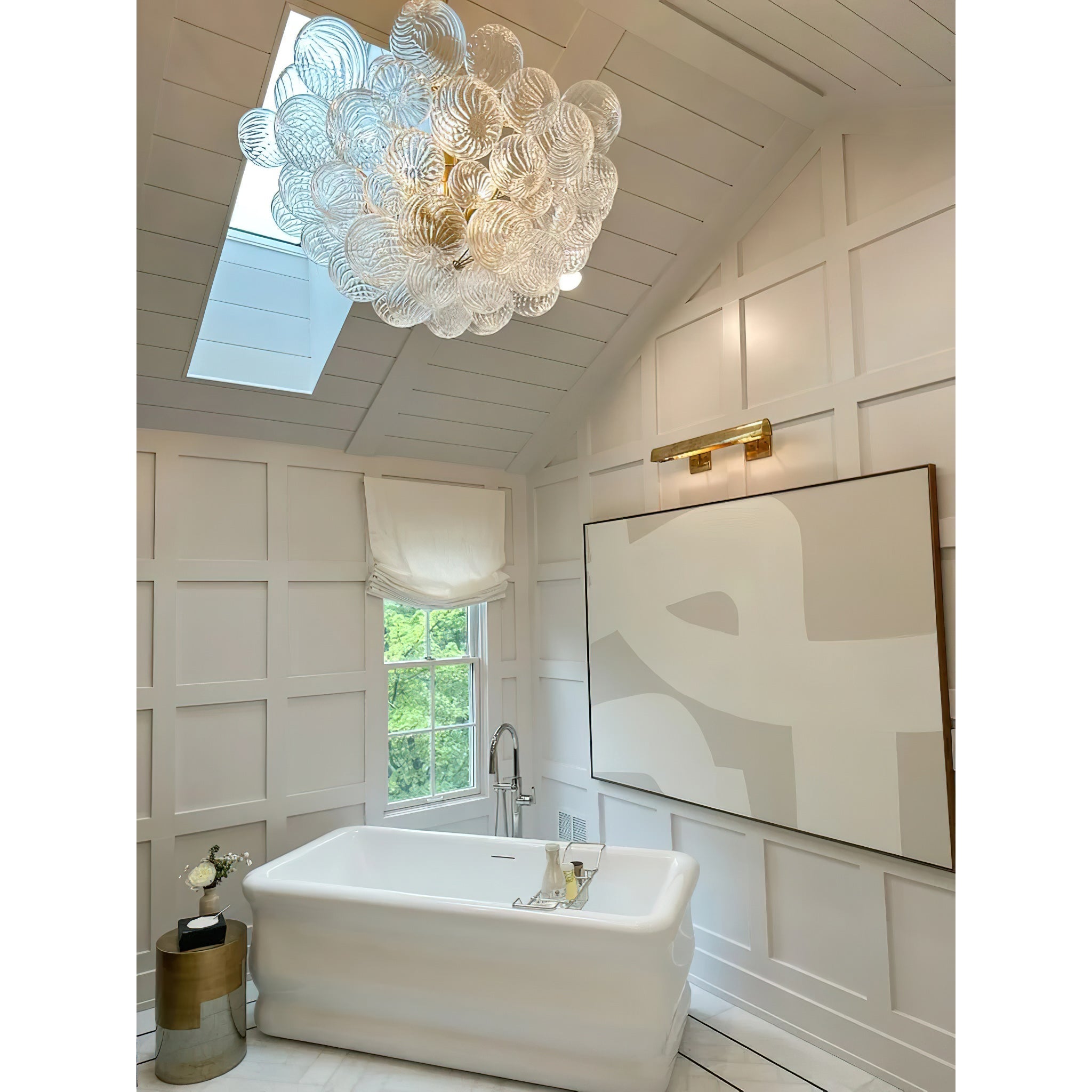 Ben Chandelier Glass Ball Bubble Modern-Neutral Decor