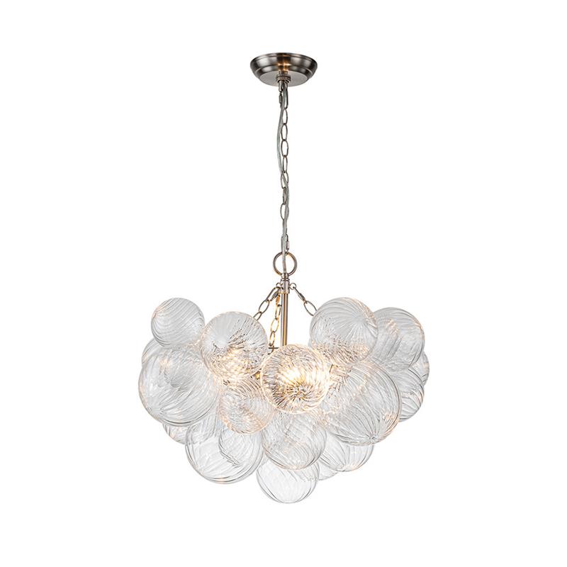 Calvian Chandelier Glass Ball Bubble Modern-Neutral Decor