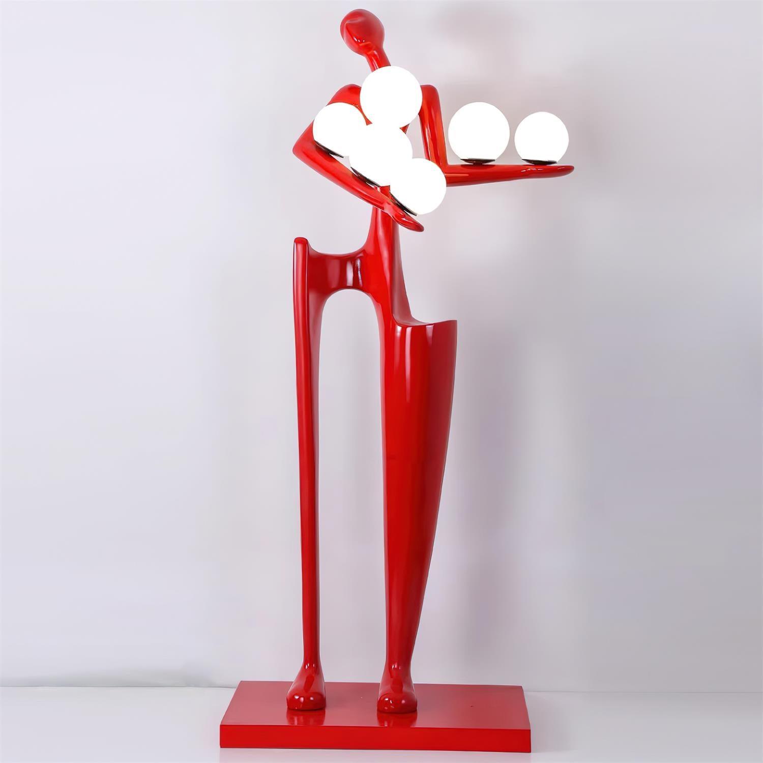 Dravyn Plastic Artistic Floor Lamp-Neutral Decor