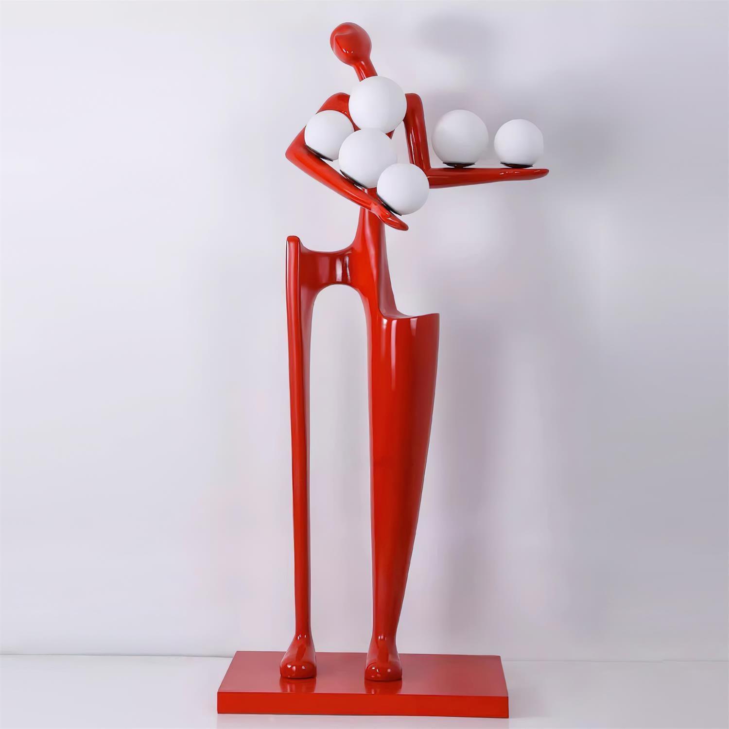 Dravyn Plastic Artistic Floor Lamp-Neutral Decor