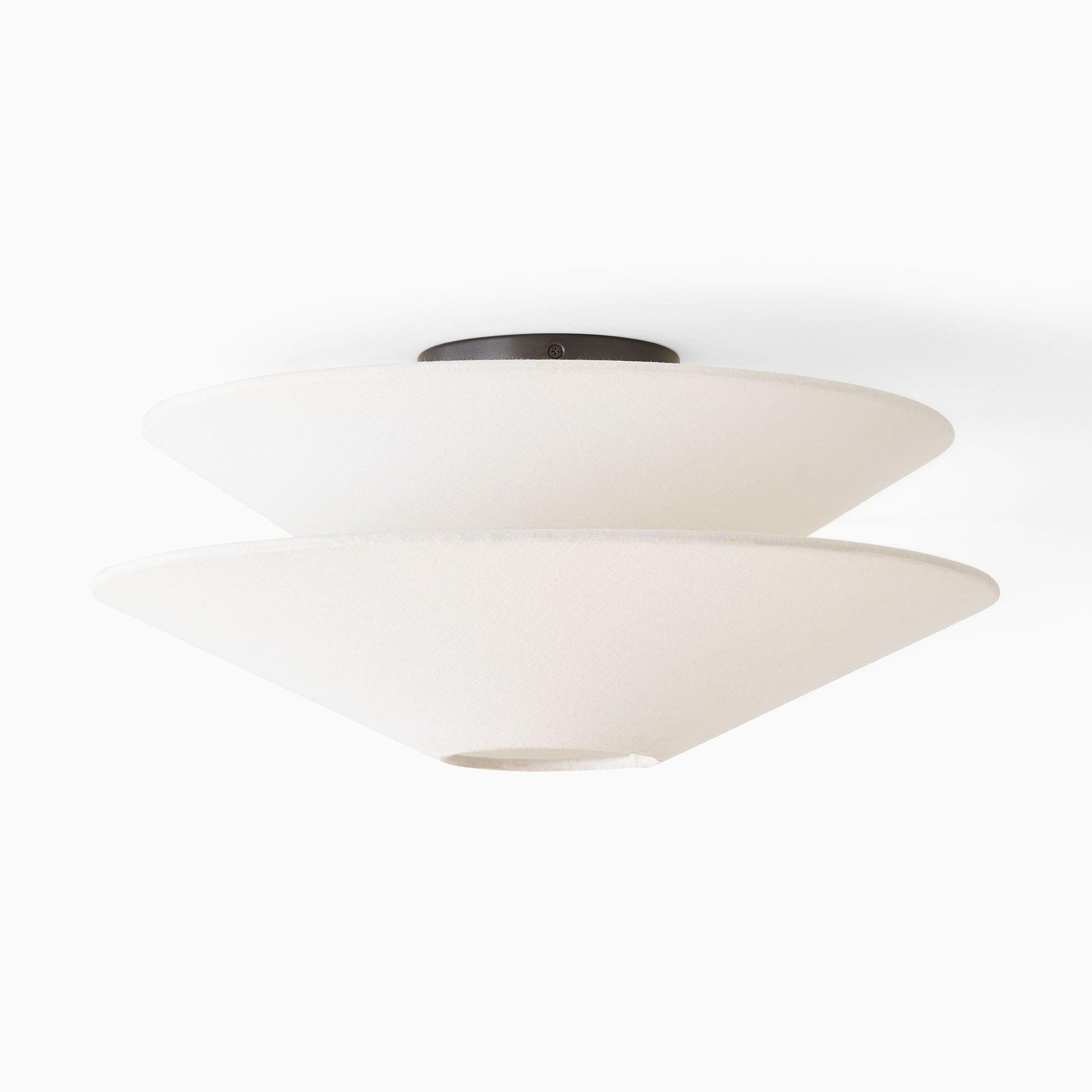 Ealo Nordic Art Fabric Flushmount Ceiling Light-Neutral Decor