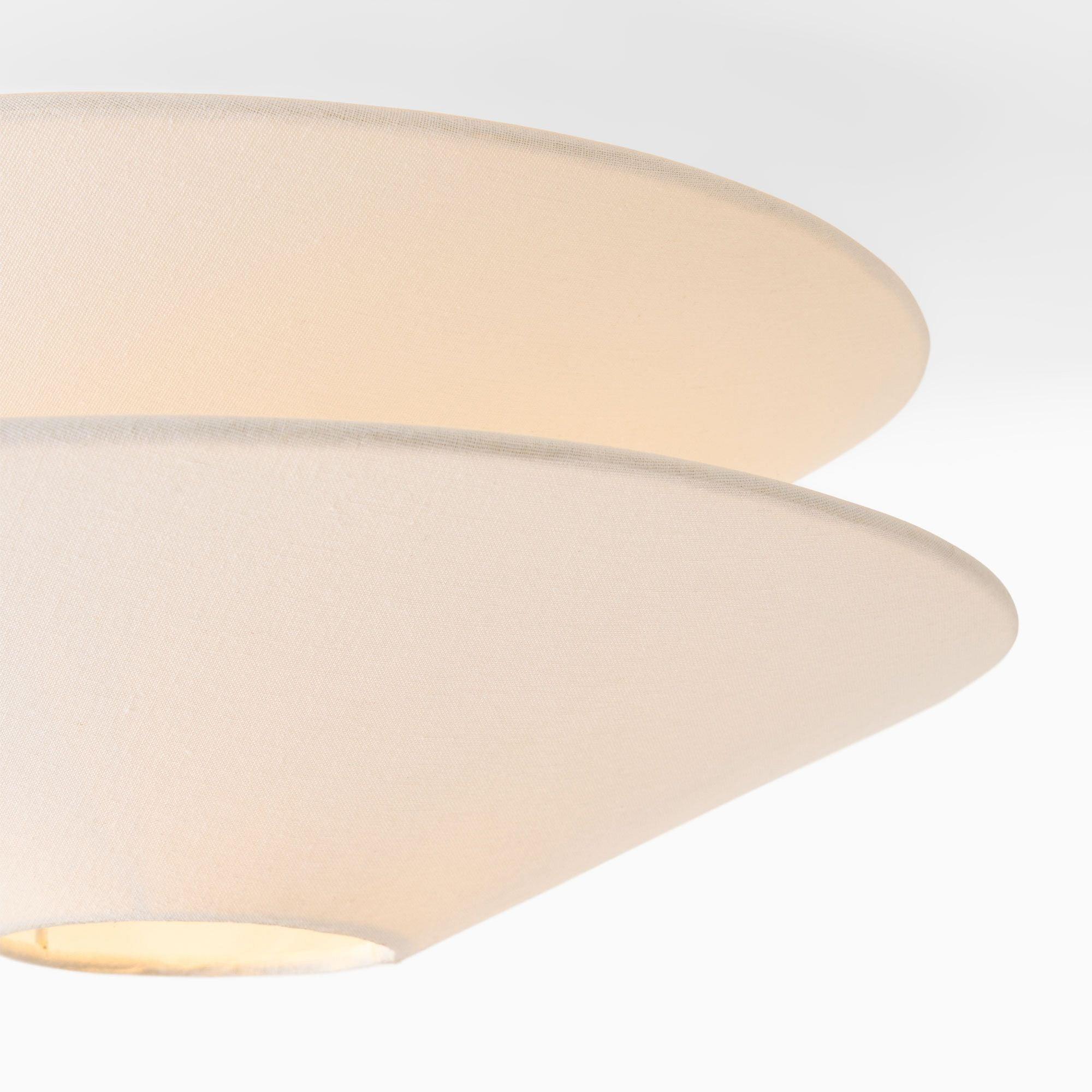 Ealo Nordic Art Fabric Flushmount Ceiling Light-Neutral Decor