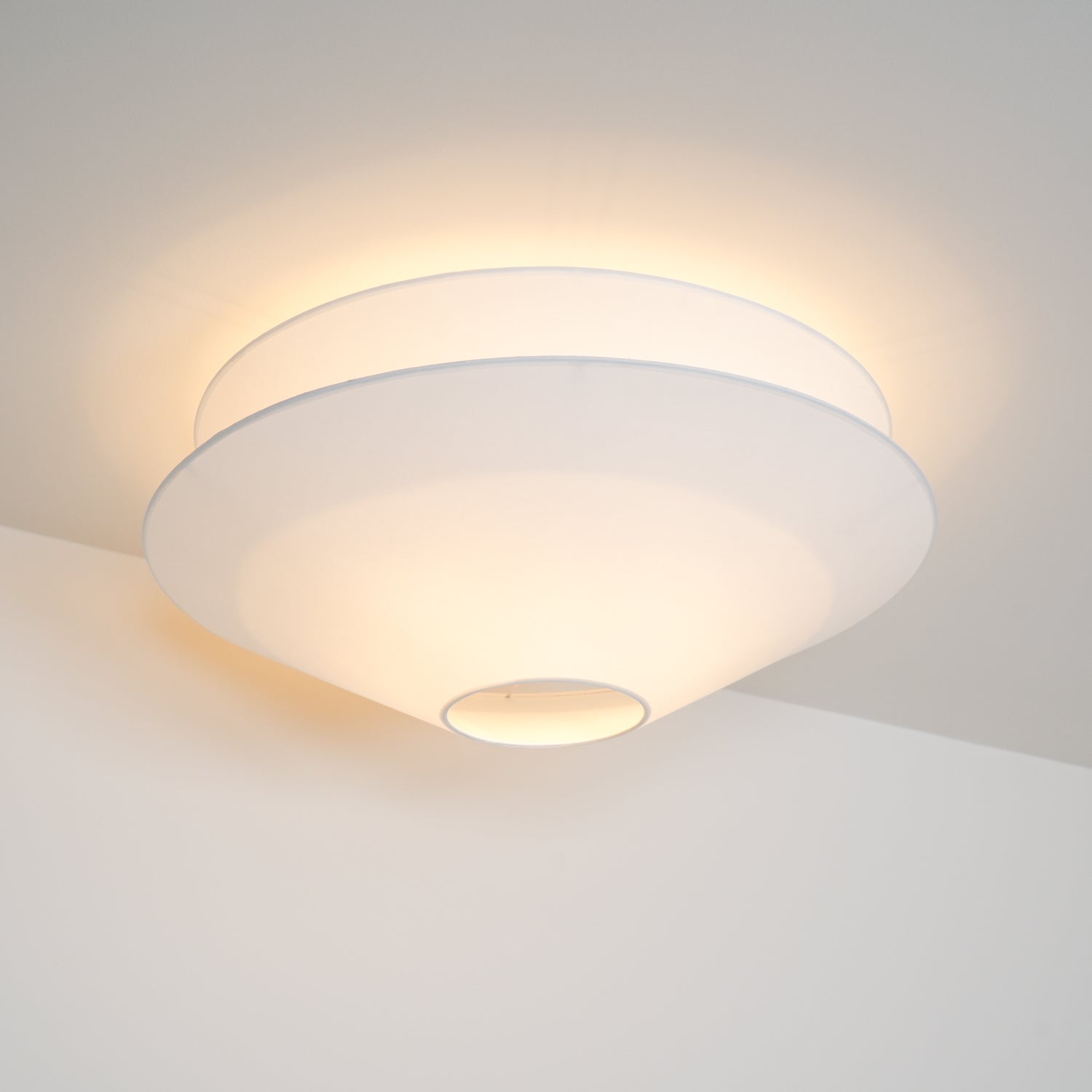 Ealo Nordic Art Fabric Flushmount Ceiling Light-Neutral Decor