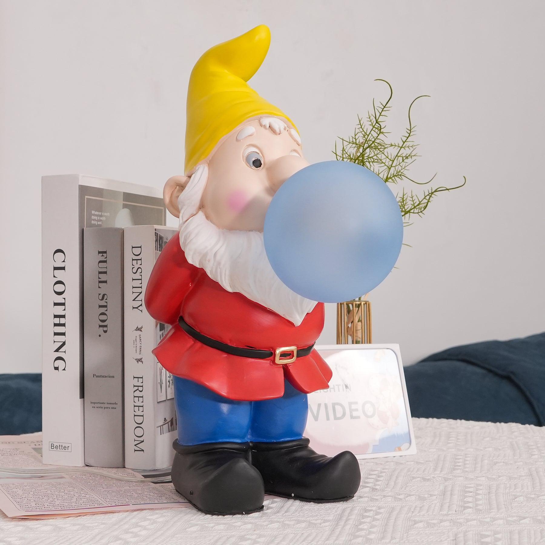 Brisa Resin Playful Table Lamp-Neutral Decor