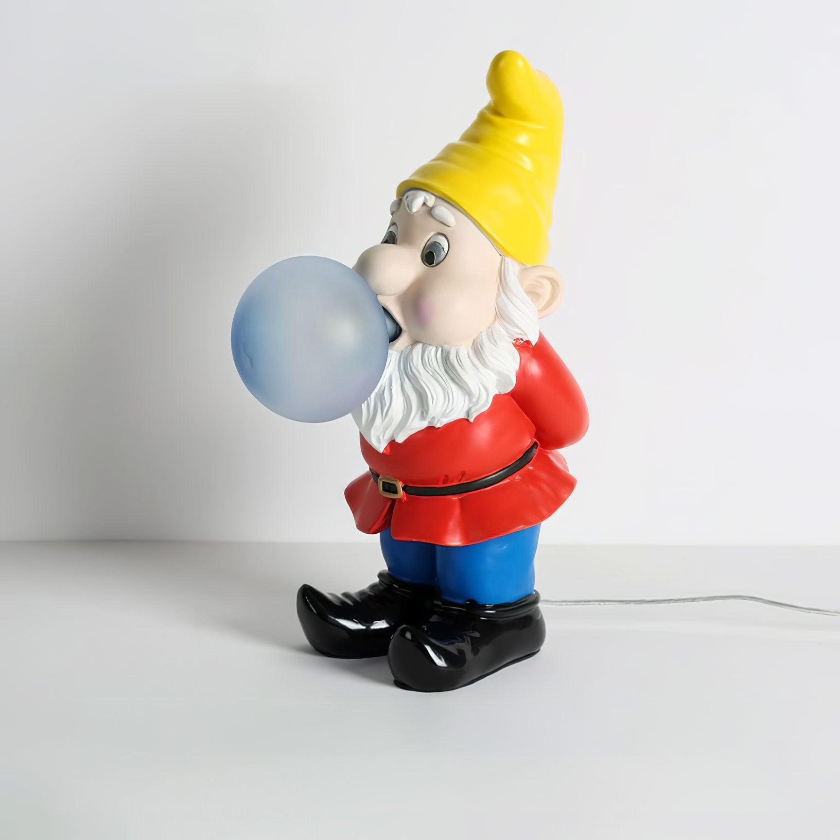 Brisa Resin Playful Table Lamp-Neutral Decor