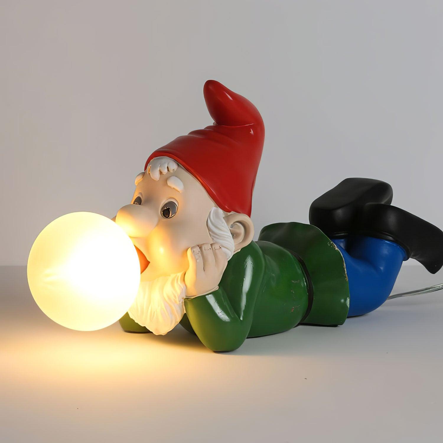 Brisa Resin Playful Table Lamp-Neutral Decor