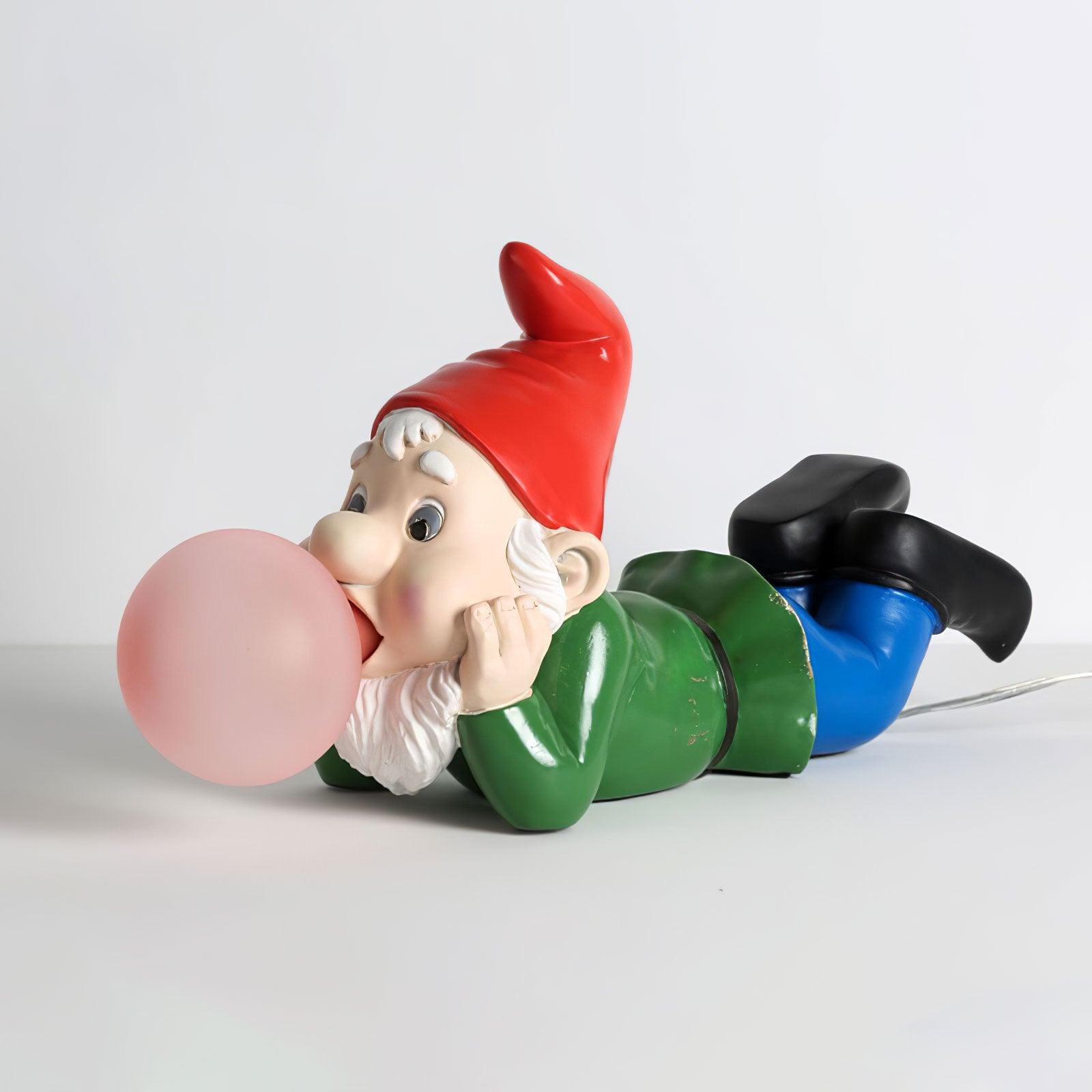 Brisa Resin Playful Table Lamp-Neutral Decor