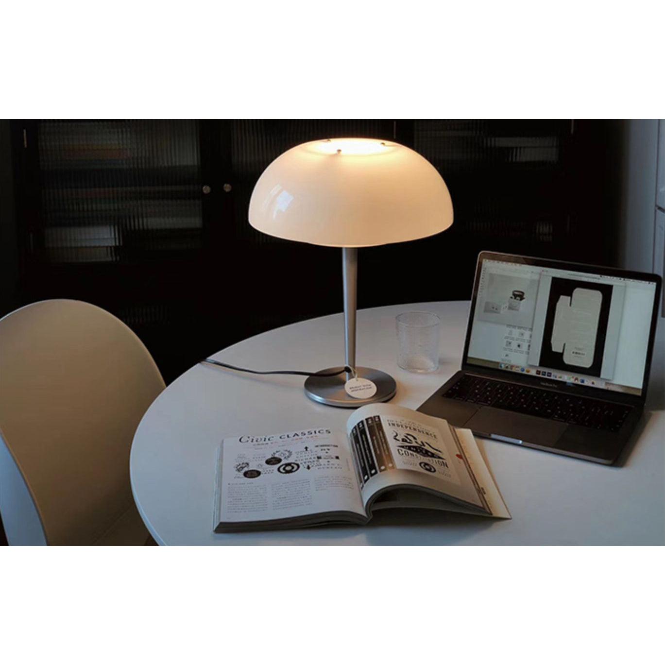 Nilten Modern Glass Table Lamp-Neutral Decor