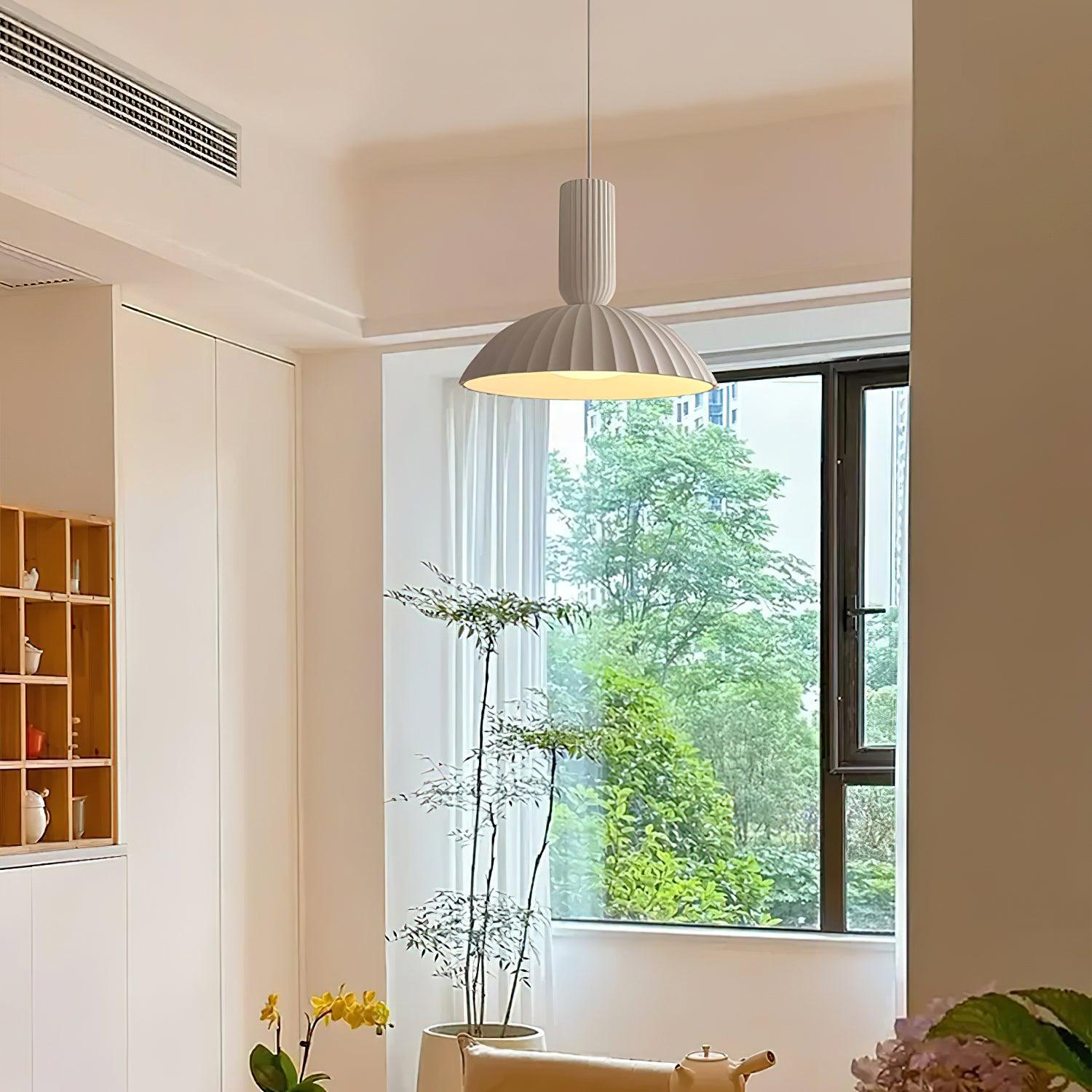 Tixu Resin Cozy Pendant Light-Neutral Decor