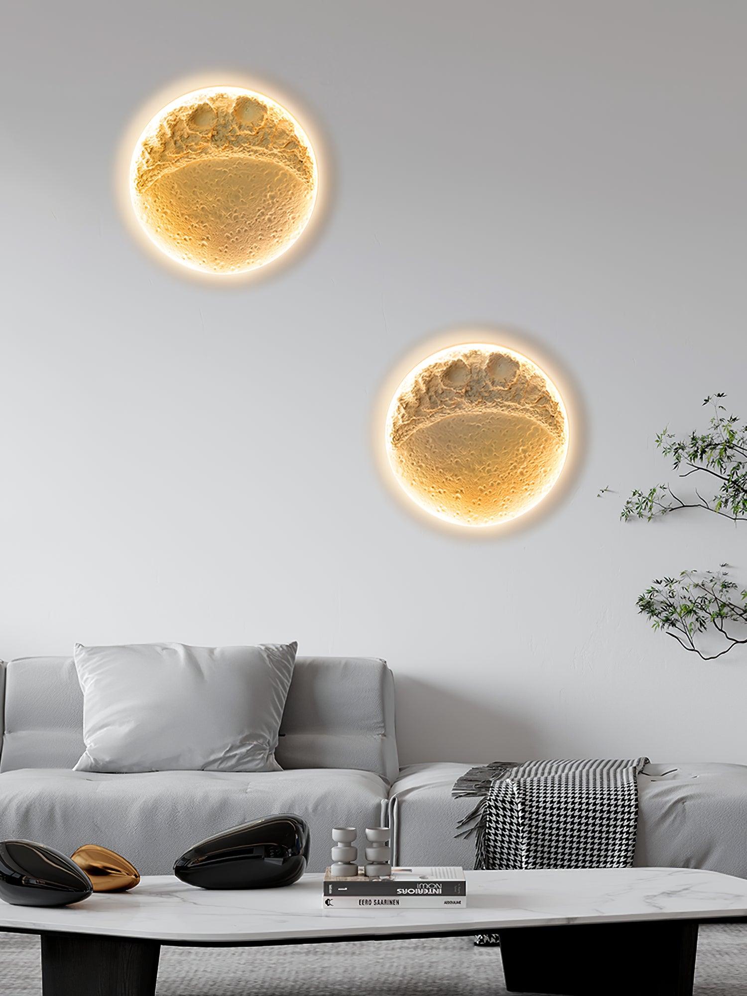 Lustra Wall Lamp Gypsum Moon-Neutral Decor