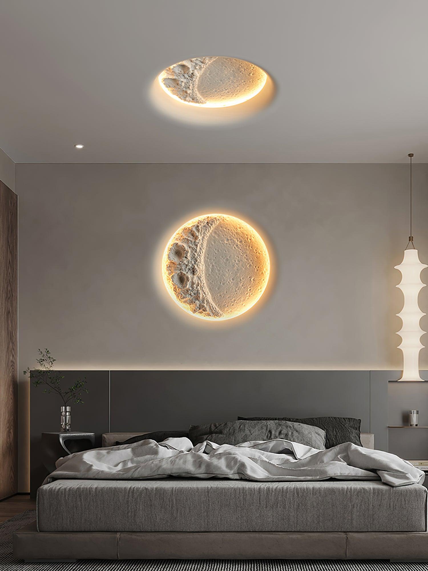 Lustra Wall Lamp Gypsum Moon-Neutral Decor