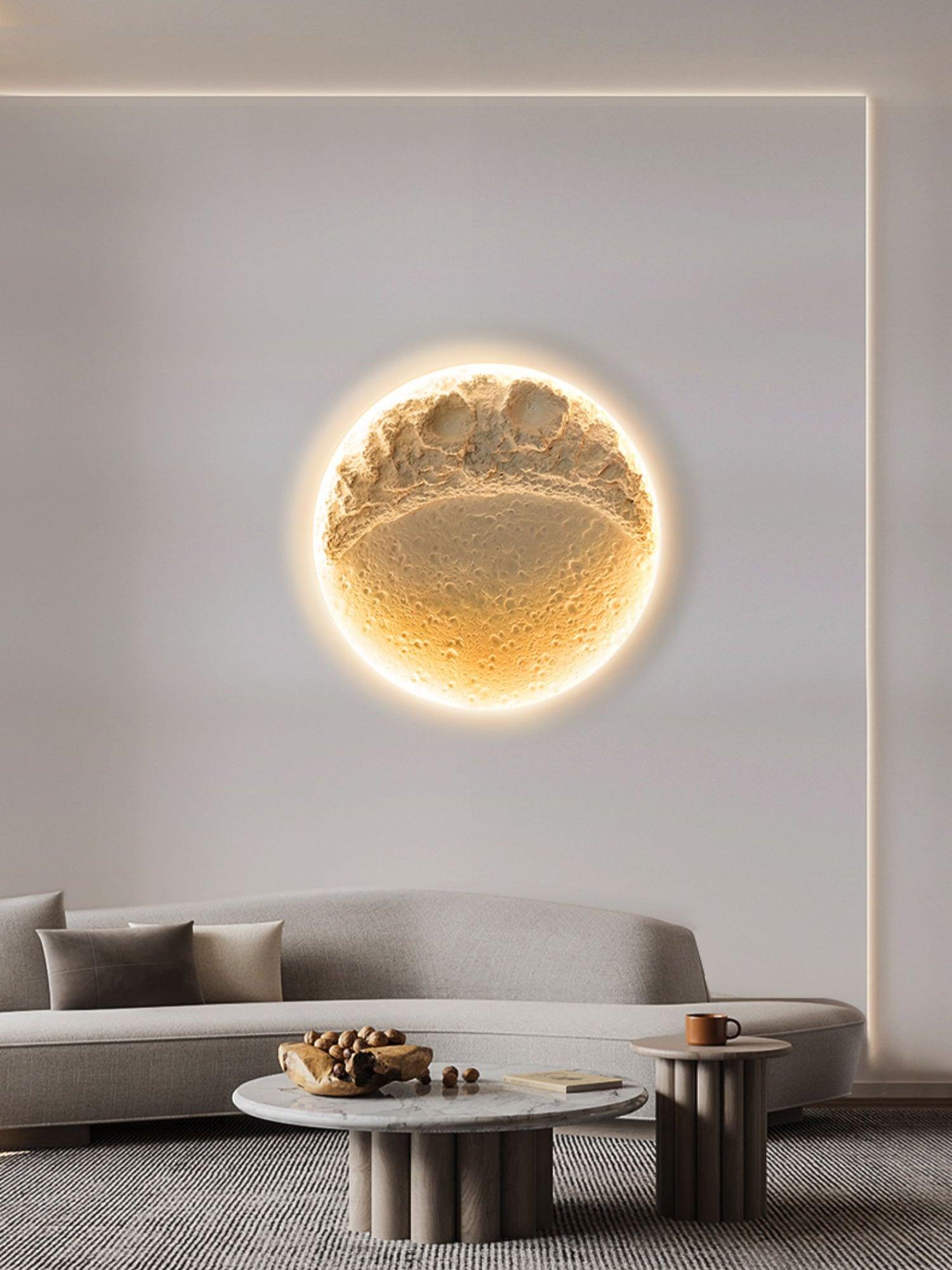Lustra Wall Lamp Gypsum Moon-Neutral Decor
