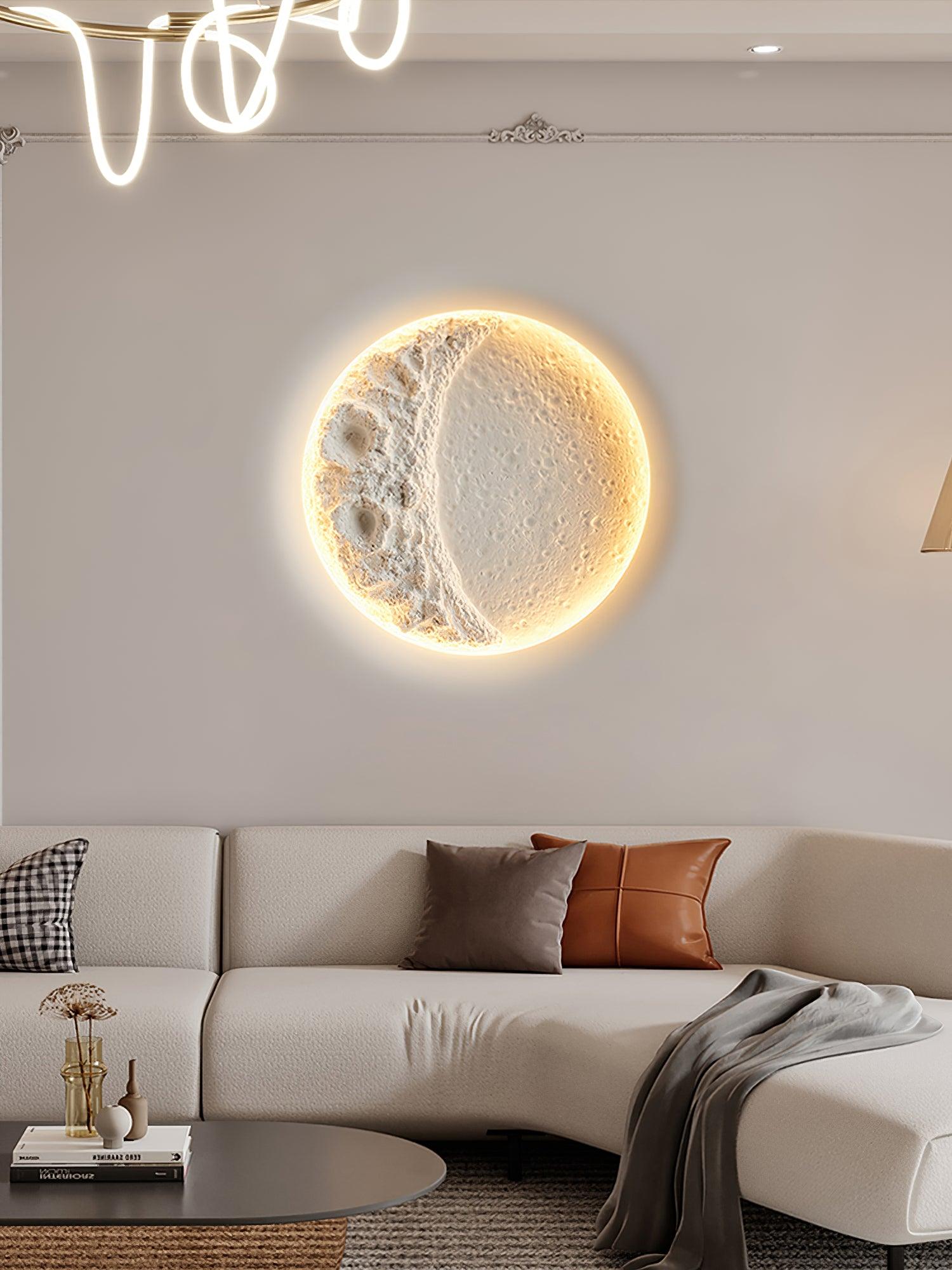 Lustra Wall Lamp Gypsum Moon-Neutral Decor