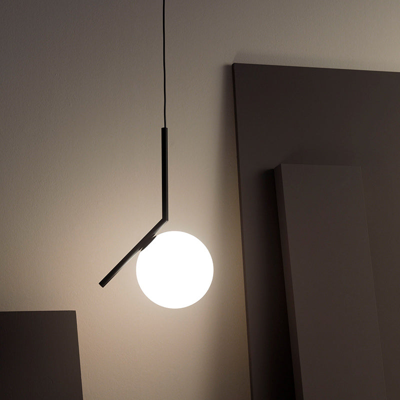 Arisha Modern Globe Metal/Glass Pendant Light, 3 Style - Neutral Decor