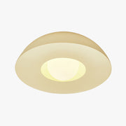 Modern LED Indoor Wall Lamp Milky Coffee Glass Living Room - Neutral Decor