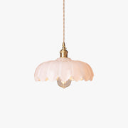 Valentina Retro LED Pendant Light Colourful Glass/Metal Flower Dining Room - Neutral Decor