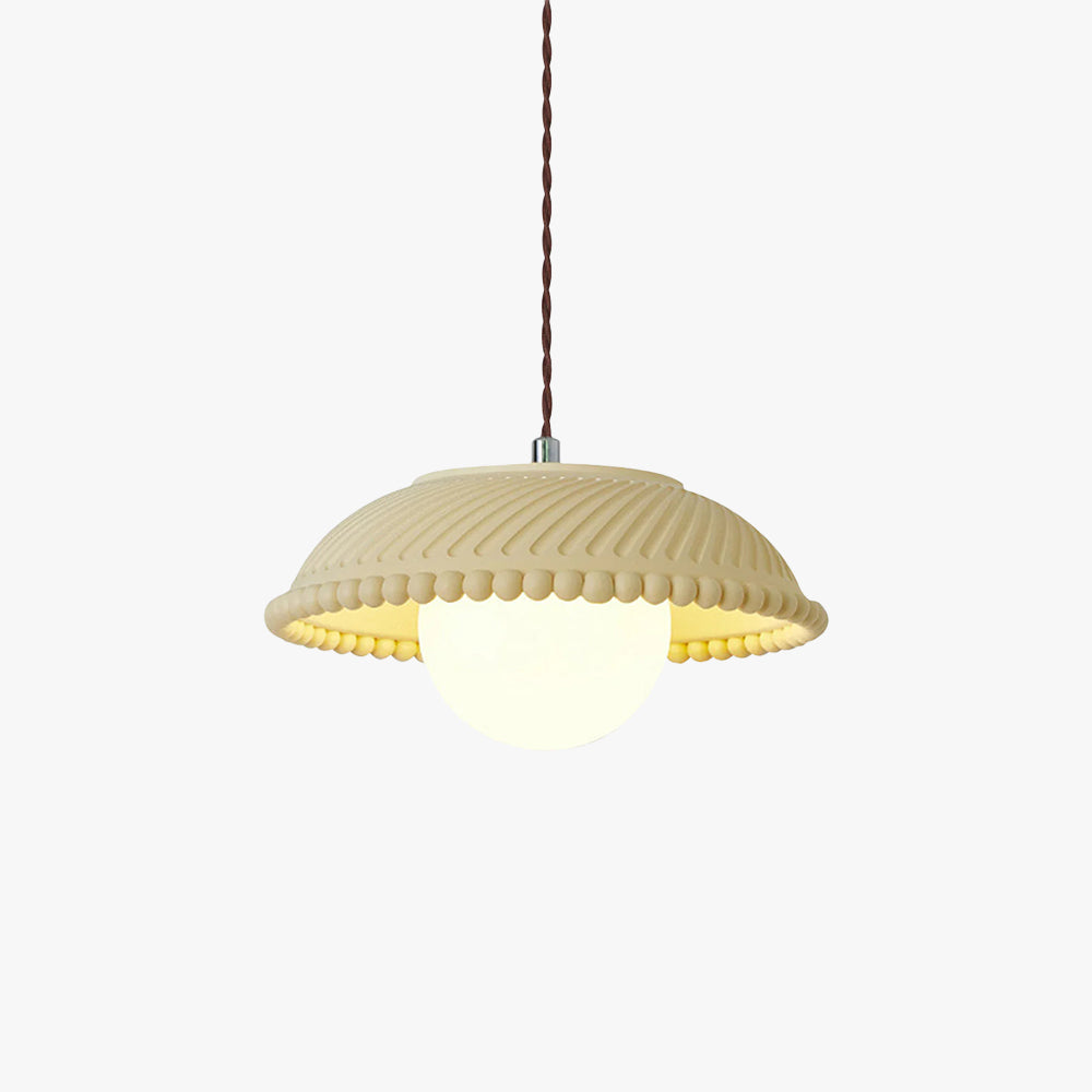 Aria Modern LED Metal/Glass/Resin Pendant Light Living Room/Study/Bedroom - Neutral Decor