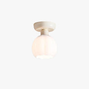 Arisha Cute Flush Mount Ceiling Light Metal/Glass Bedroom/Study - Neutral Decor