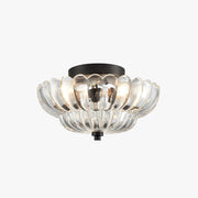 Arisha Modern Umbrella Glass Flush Mount Ceiling Light - Neutral Decor