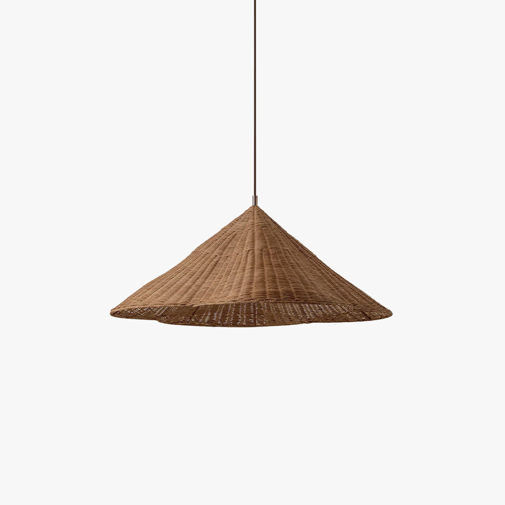 Muto Vintage Rattan Pendant Light Living Room Bedroom - Neutral Decor