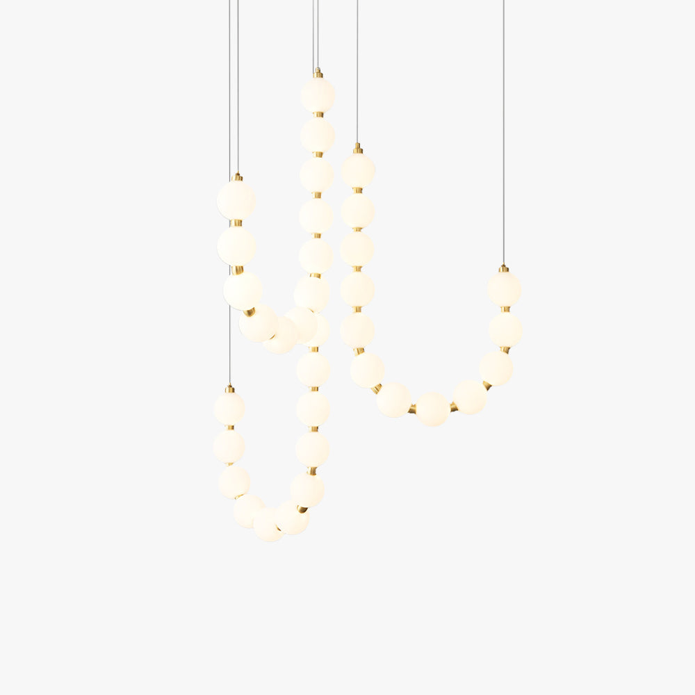 Valentina Luxury Metal Acrylic Chandelier Living Room - Neutral Decor