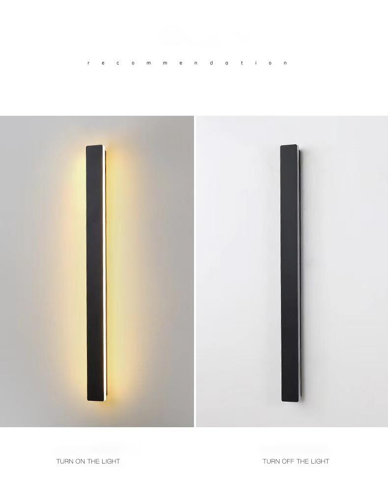 Zebadi Long Linear LED Outdoor Wall Porch Lights