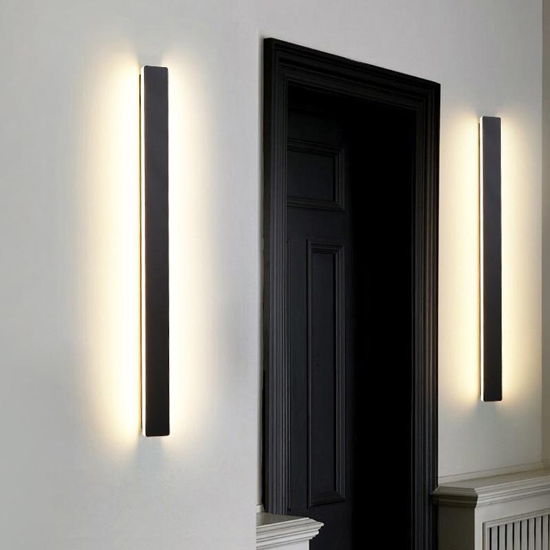 Zebadi Long Linear LED Outdoor Wall Porch Lights