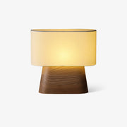 Grashen Wood & Fabric Table Lamp-Neutral Decor