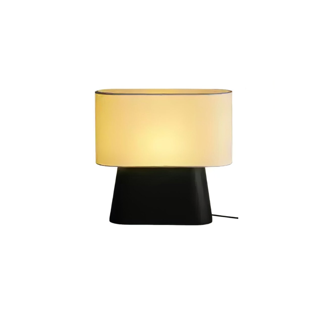 Grashen Wood & Fabric Table Lamp-Neutral Decor