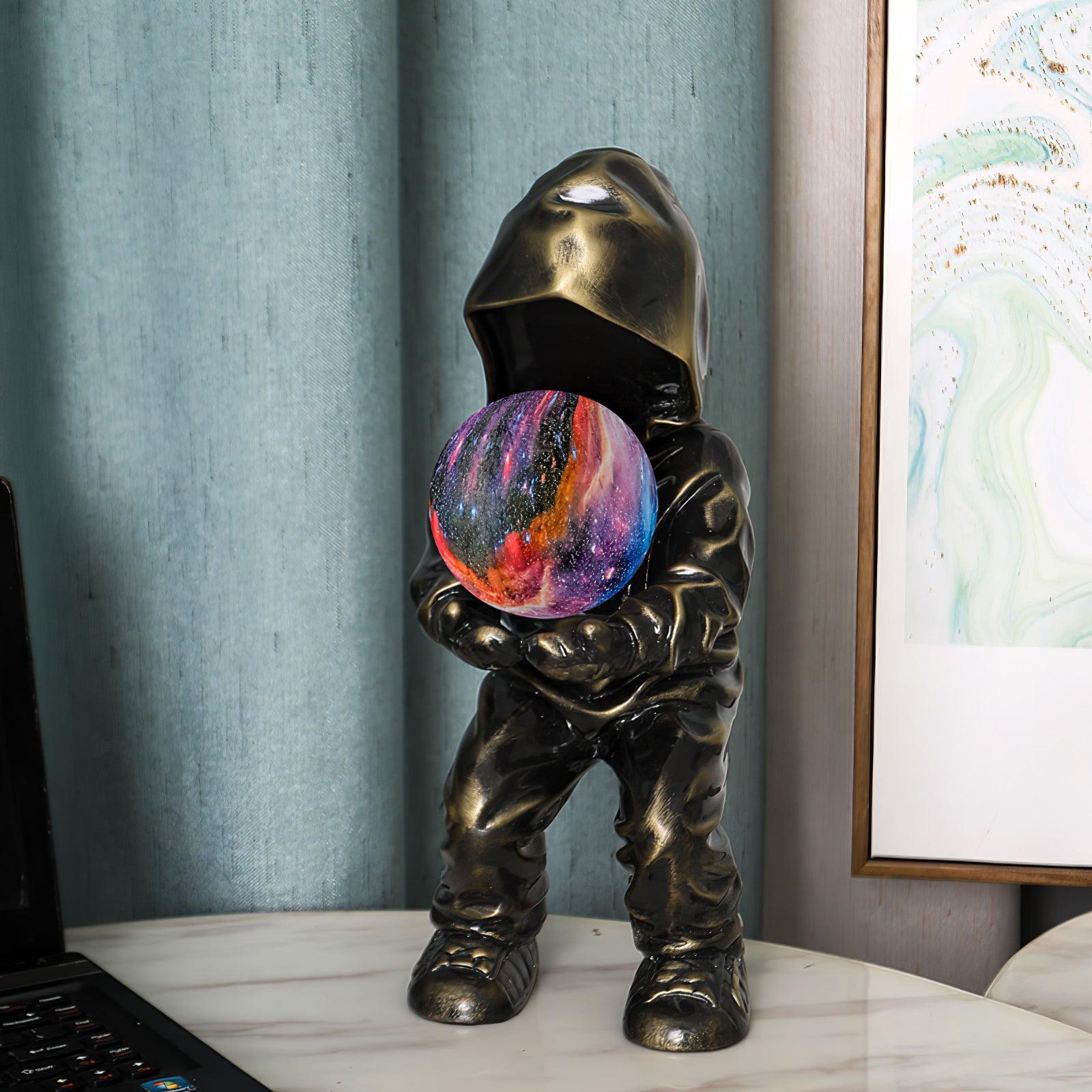 Orinex Resin Artistic Table Lamp-Neutral Decor