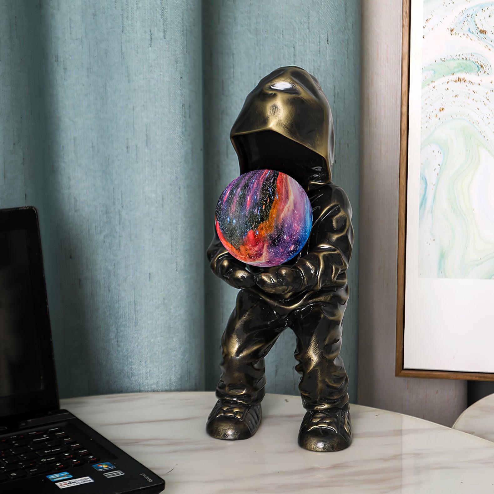 Orinex Resin Artistic Table Lamp-Neutral Decor