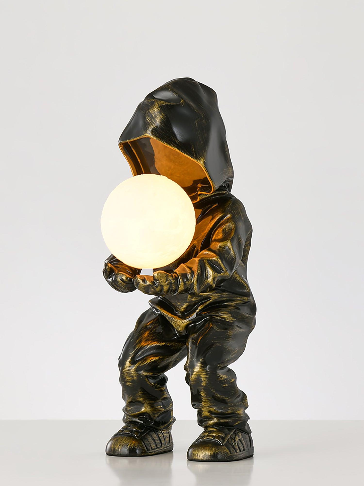 Orinex Resin Artistic Table Lamp-Neutral Decor