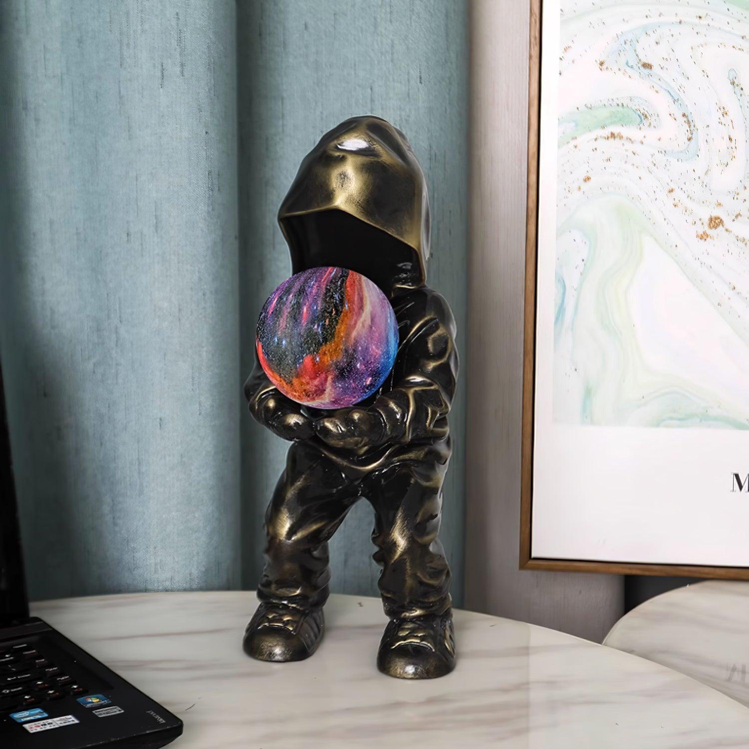 Orinex Resin Artistic Table Lamp-Neutral Decor