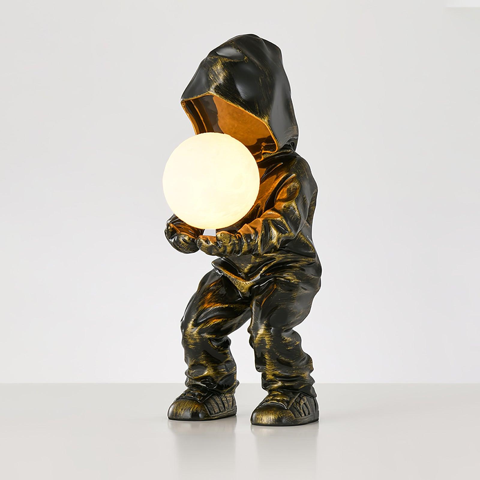 Orinex Resin Artistic Table Lamp-Neutral Decor