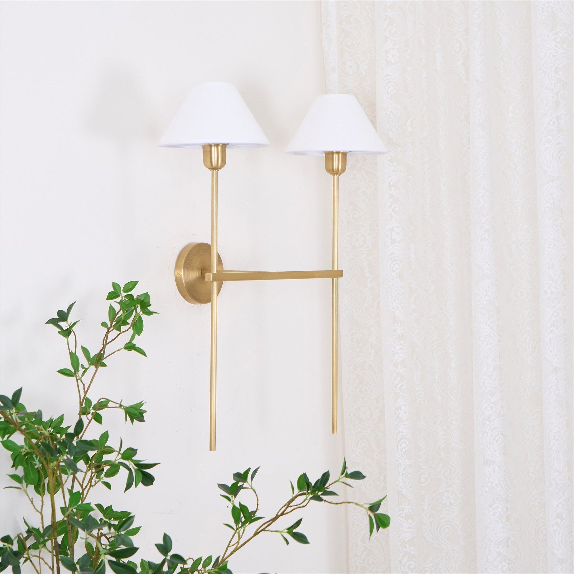Genevieve Wall Lamp Fabric - Neutralighting