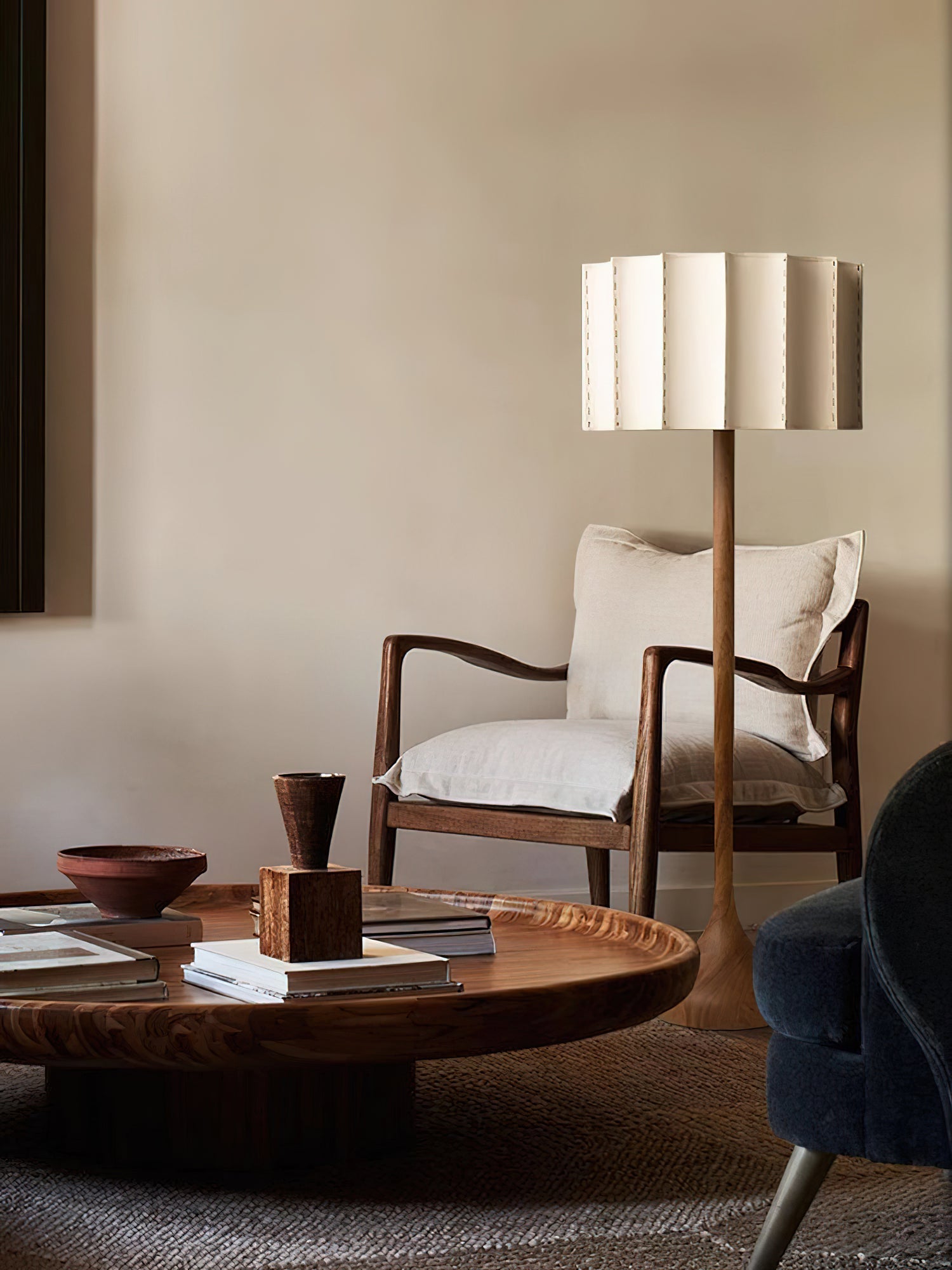 Bexi Minimalist Wood Floor Lamp-Neutral Decor