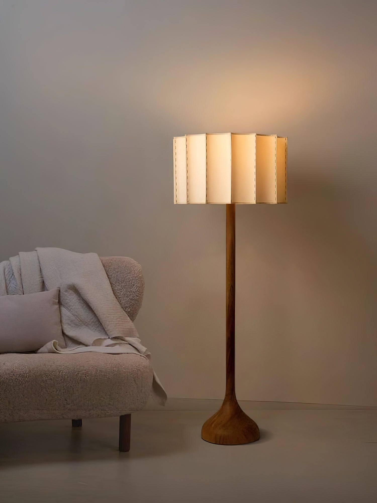 Bexi Minimalist Wood Floor Lamp-Neutral Decor