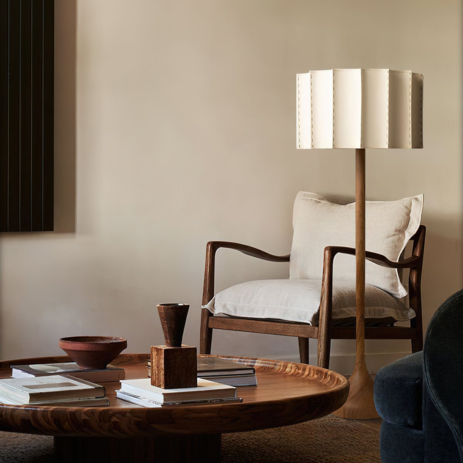Bexi Minimalist Wood Floor Lamp-Neutral Decor