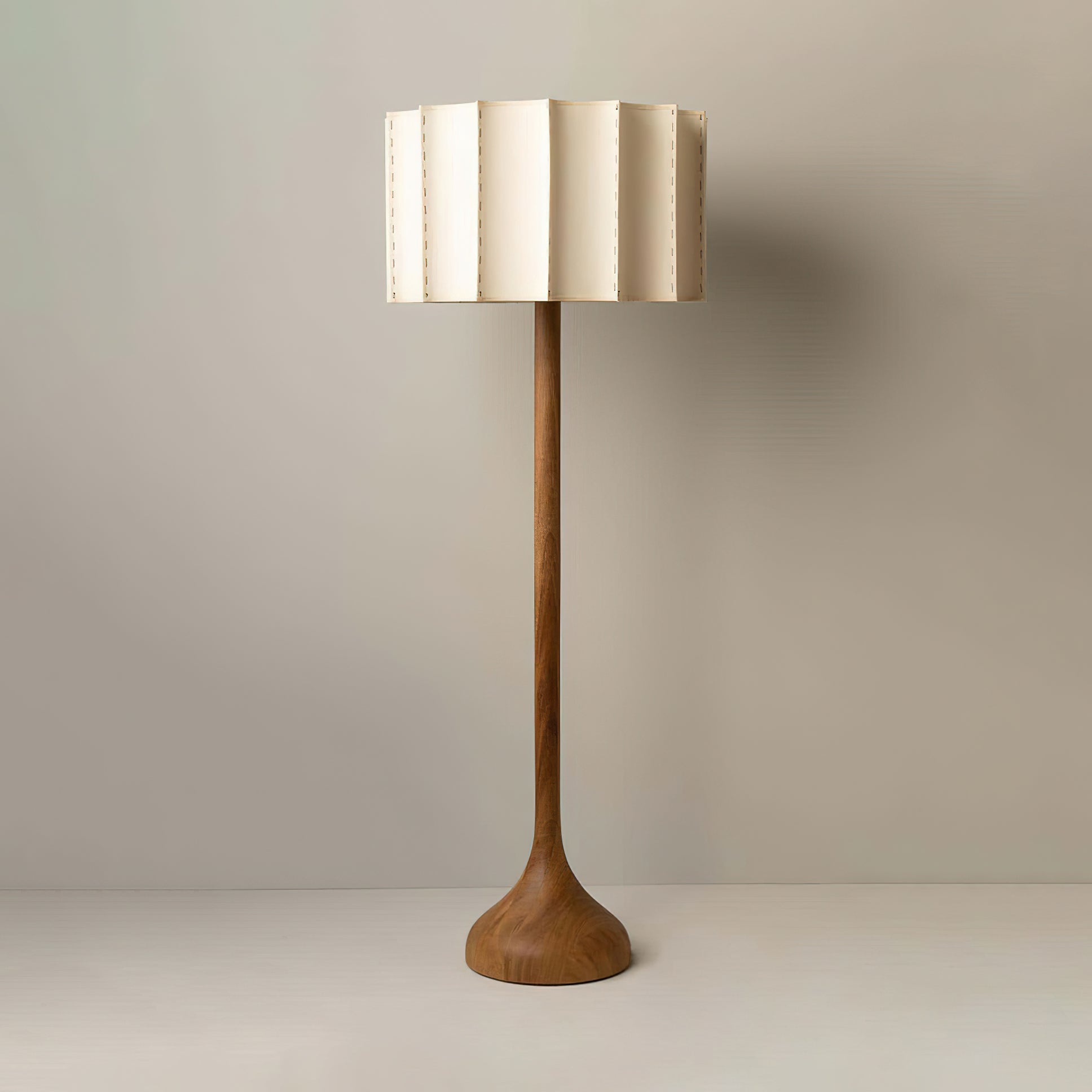 Bexi Minimalist Wood Floor Lamp-Neutral Decor