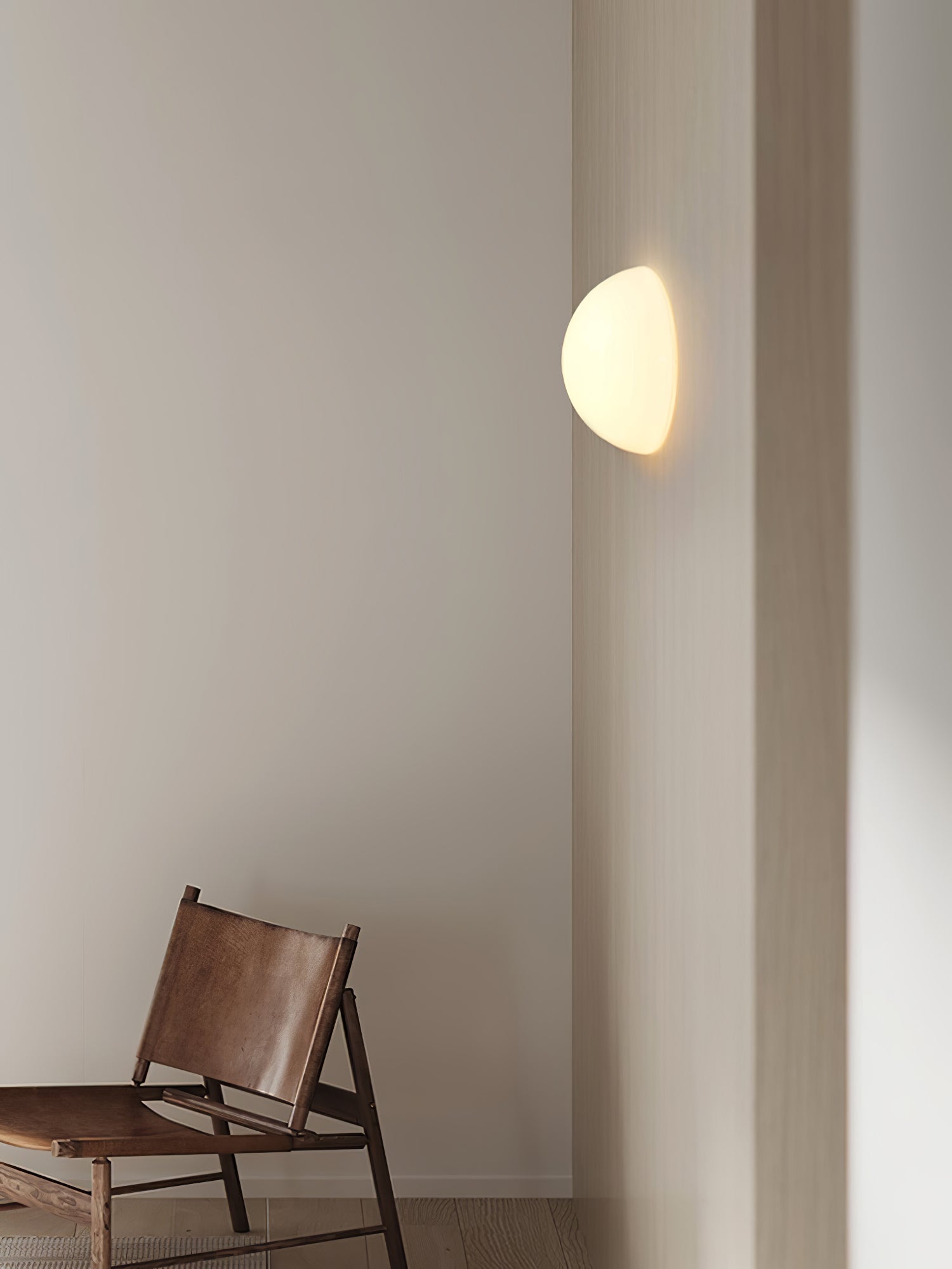 Vesilis Modern Minimalist Glass Wall Lamp-Neutral Decor